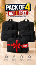 Signature quilted travel bag, storage organizer, cream, front view, zipper details.