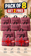 Signature Quilted Travel & Storage Bag, elegant soft pink, zippered, ideal for toiletries, cosmetics, or essentials.