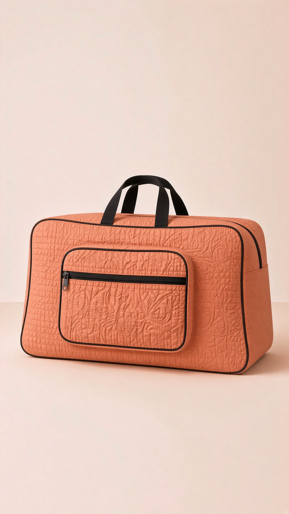 Quilted Travel & Storage Bag, Signature Ease pattern. Durable, multi-purpose organizer for clothes, bedding, or toys.