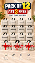 Signature quilted storage bag, travel organizer tote. Durable, stylish, multi-purpose. Image 13 of 13.