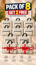 Signature Quilted Storage Bag, travel organizer tote, stylish storage, image 12 of 13.