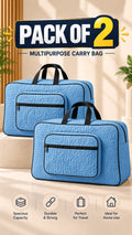 Quilted travel storage bag, Signature Ease. Organize toiletries, cosmetics, accessories. Durable, stylish. Image 8 of 13.