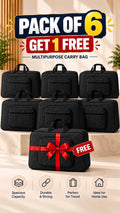Signature quilted travel bag, storage organizer, top view, detail of zipper pocket.