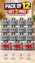 Quilted storage travel bag, lightweight & versatile, for organized packing, final product view.