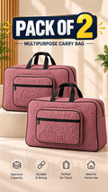Quilted travel & storage bag, elegant design, ideal for organizing essentials, image 8 of 13.