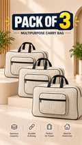 Image 9: Quilted storage bag, travel organizer tote, elegant and functional, for essentials.