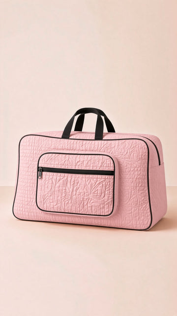 Signature Ease quilted storage and travel bag, elegant and spacious, for organized essentials. Image 1 of 13.