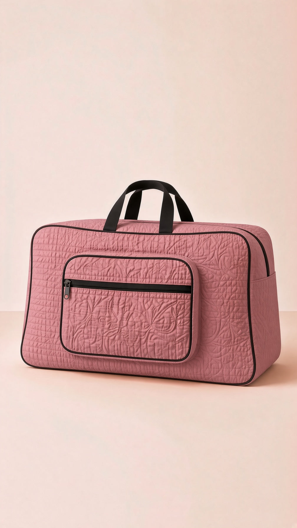 Signature Quilted Travel & Storage Bag, front view. Durable, stylish organization for essentials.