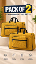 Quilted Travel Tote (8/13) - Stylish, durable storage bag for essentials.