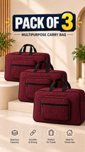 Signature quilted travel bag, storage organizer, stylish luggage, image 9 of 13.