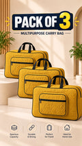 Quilted Travel Tote, stylish storage bag, spacious, durable, black, image 9 of 13.